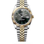 Date J Fluted - 2 Tone Wimbledon