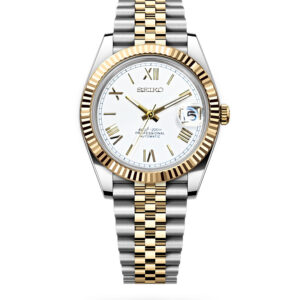 date j fluted roman 2 tone white