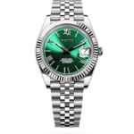 Date J Fluted - Roman Green