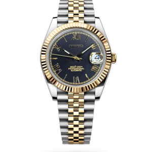 date j fluted black roman 2 tone