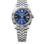 Date J Fluted - Dark Blue