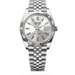 Date J Fluted - Silver